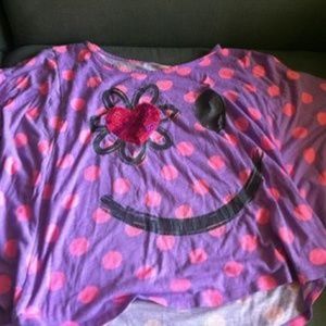 Justice Shirts & Tops - justice smile crop Justice Shirts & Tops - justice smile crop